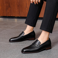 Chaussures de ville en cuir véritable souple de luxe pour hommes – Vente en gros