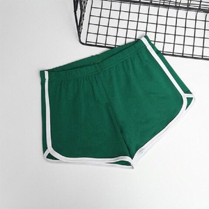 Women's Casual Sports Shorts Loose Fit Knitted Running Fitness <b>Dance</b> Wear Yellow Green Black White Gray Pink Burgundy Adult - Product Image 3