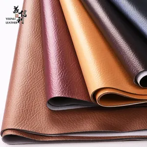 Custom PU Artificial Leather Hydrolysis Resistant Waterproof Semi Scratch-Resistant PU Sofa Leather Microfiber For Car Seat Sofa