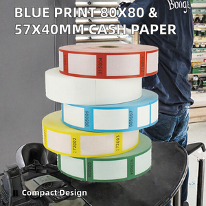 Rollo Térmico para Impresora UPP-110S, Doble Capa, Blanco, 80x80mm, Papel para Caja Registradora, Misma Calidad que el Papel Original - Product Image 2
