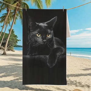 MB880 Couverture <span class=keywords><strong>de</strong></span> bain d'été en microfibre avec logo personnalisé <span class=keywords><strong>Tapis</strong></span> <span class=keywords><strong>de</strong></span> plage en microfibre avec impression par sublimation et style tropical - Product Image 3