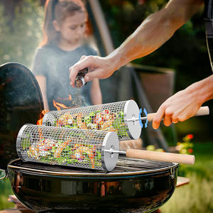 Bbq שפופרת מכירה חמה אביזרי קיץ צינור מתגלגל עמיד טמפרטורה גבוהה נגד הקרקפת סל ה-bbq - Product Image 5