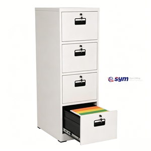 Armoire à classeurs latérale en acier avec serrure à combinaison numérique, unité de rangement de documents métallique pour dossiers juridiques très confidentiels - Product Image 2