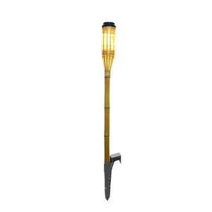 <b>Solar</b> Garden <b>Lights</b> Bamboo Style Led <b>Flame</b> <b>Effect</b> Waterproof Outdoor Courtyard Lawn Decoration 3-Year Warranty - Product Image 5