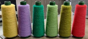 Chất Lượng Cao Mềm Kết Cấu Giả 0.9Cm Curl 1.3Cm Polyester/Nylon Tay Đan Sợi Cho Dệt & May - Product Image 4