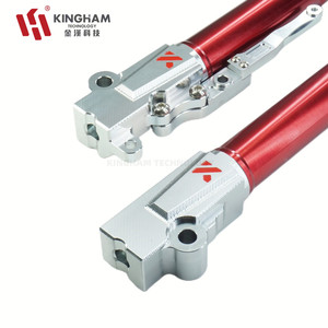 Suspension de moto KINGHAM pour <span class=keywords><strong>HONDA</strong></span> Vario Click <span class=keywords><strong>125</strong></span>/150 aluminium CNC personnalisation 410mm amortisseur avant de moto - Product Image 4