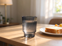 Verres à boire esthétiques en verre côtelé pour café, cocktails, mojito, bar à domicile
