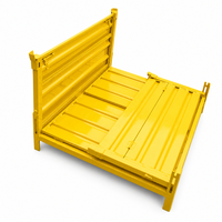 Cage de stockage pliable en acier, conteneur empilable en treillis métallique pour la logistique d'entrepôt, le stockage de pièces, le recyclage - Fabricant et fournisseur