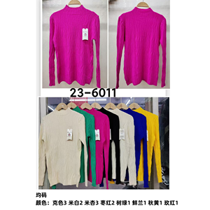Maglione di maglieria Casual a maniche lunghe a coste da donna in più colori per il Logo autunnale e autunnale - Product Image 1