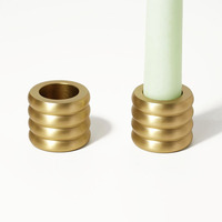 Bougeoir rond créatif BECORA en laiton massif, style gâteau multi-niveaux, doré, pour décoration de maison, mariage, centre de table