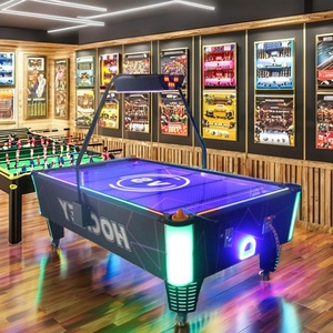 Máquina de Hockey de Aire Electrónica para Dos Jugadores, Equipo de Juego de Hockey sobre Hielo, Diseño de Mesa Flotante para Uso en el Hogar o en Centros Comerciales - Product Image 6