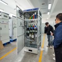 Conjunto Completo de Gabinete de Medición de Distribución de Energía Inteligente Específico para Fábrica, IP30/IP40, Voltaje y Corriente Personalizables