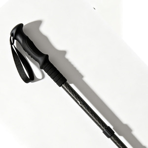 Bâton de randonnée télescopique en fibre de carbone 3k tissée, imperméable, poids moyen, directement de l'usine, pour la randonnée en montagne et le trekking en plein air - Product Image 3