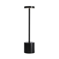 Lampes de table portables en métal à commande tactile, design moderne, LED rechargeables, sans fil, port USB, décoratives pour restaurant
