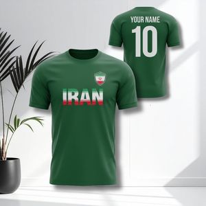 Maglia da Calcio Iran Personalizzabile con Nome e Numero, T-Shirt Verde da Tifoso per Uomo - Product Image 3
