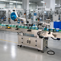 Machine d'étiquetage automatique NY-835 pour bocaux (haut et côtés), machine à étiquettes pour canettes, bouteilles en verre et PET avec intégration de codeur de date