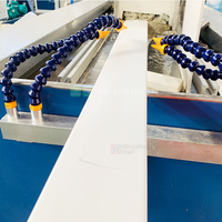Persiana de PVC/UPVC/WPC completamente automática para ventanas, persianas de poste en T, fabricantes de máquinas para fabricar perfiles en China