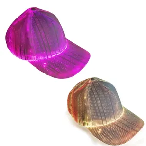 Luminous LED Hats for Adults cotton baseball cap fitted caps custom sports cap