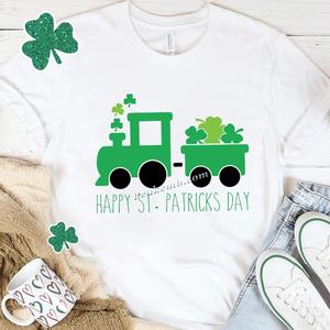 Hot Sale Happy Go Lucky Design Heat Transfers Washable DTF <strong>St</strong> <strong>Patricks</strong> <strong>Day</strong> Prints Heat Transfer Stickers for T-<strong>Shirts</strong> - Product Image 2