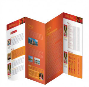 Impression offset personnalisée pour brochures pliées, dépliants et livrets sur papier d'art - Impression de logo et de livres sur mesure - Product Image 1