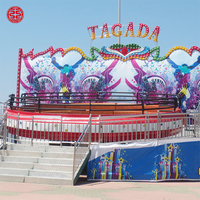 Manèges à sensations fortes, équipement de parc d'attractions, manèges pour enfants, attraction rotative, danse folle, plateau tournant disco, Tagada à vendre