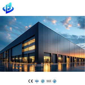 Nhà xưởng kết cấu thép hiện đại, nhà kho công nghiệp, nhà tiền chế bằng kim loại, nhà máy kết cấu thép khung thép - Product Image 3