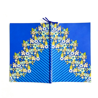 Cuaderno Escolar con Encuadernación de Hilo de Colores, 200 x 148 mm, Cuaderno de Escritura Rayado con Cubierta con Estampado Floral para Estudiantes de Filipinas