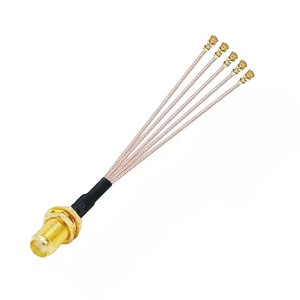 YCT <span class=keywords><strong>SMA</strong></span> ตั<span class=keywords><strong>ว</strong></span>เมีย u.fl สายเคเบิลแบบหลายหั<span class=keywords><strong>ว</strong></span>20ซม. IP1 50โอห์ม0-6GHz RG178 RF สำหรับ4G /wifi - Product Image 3