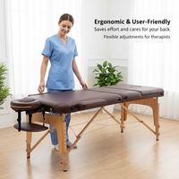 2024 Nouveau Design Camillas De Masajes Extra Large 3 Fold Portable Tables De Massage Lit Du Visage À Vendre