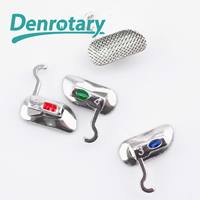 Tubes buccaux orthodontiques convertibles en acier inoxydable pour soins bucco-dentaires, adhésibles, pour 1ère molaire, taille 0,022''/0,018'', lot de 4