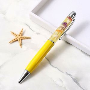 Custom <b>Stripping</b> Style Promotion Gifts <b>Plastic</b> Ballpoint Pen with Liquid Floating Feature - Product Image 6