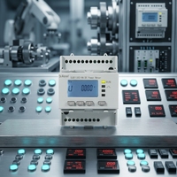 Medidor de Energía CC Acrel DJSF1352-RN/D para Riel DIN con Pantalla LCD Modbus-RTU para Gabinetes de Distribución/Subestaciones/Edificios