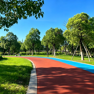 Gránulos de caucho EPDM de color personalizado, fáciles de instalar, resistentes a la intemperie, suelo que no se decolora para pasillos municipales y áreas recreativas. - Product Image 1