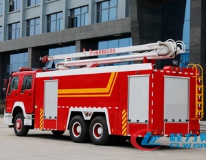 Sinotruk Howo 6x4 <span class=keywords><strong>camion</strong></span> de pompiers à flèche télescopique de <span class=keywords><strong>18</strong></span> mètres avec télécommande - Product Image 3