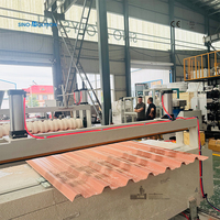 Mesin Pembuat Lembaran & Genteng Atap ABS/ASA & UPVC/PVC Otomatis Sino-Holyson Twin Screw dengan Gearbox dan Lini Produksi Profil