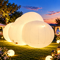 Décoration publicitaire personnalisée en forme de nuage gonflable pour mariage, festival, fête, événement, promotion de marque, affichage commercial