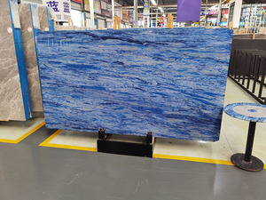 Losas <span class=keywords><strong>de</strong></span> Mármol Azul Marino Natural para Muebles <span class=keywords><strong>de</strong></span> Lujo y Escaleras Interiores - Product Image 2