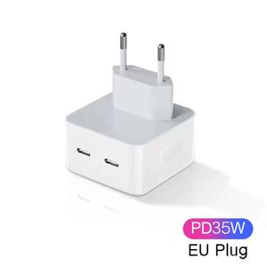 Adaptateur <span class=keywords><strong>chargeur</strong></span> PD US/EU/UK 35W double USB-C type C <span class=keywords><strong>chargeur</strong></span> <span class=keywords><strong>rapide</strong></span> pour <span class=keywords><strong>iPhone</strong></span> 16 15 14 13 12 <span class=keywords><strong>11</strong></span> Pro <span class=keywords><strong>chargeur</strong></span> PD - Product Image 5