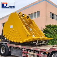 Bucket Batu Excavator Tugas Berat Kapasitas 0.1m-5m³ Material Kustomisasi OEM untuk Excavator 1-60T