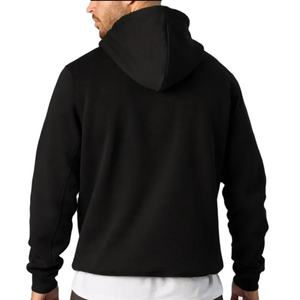 Sudadera Unisex Negra y Marrón de Algodón con Logotipo Personalizado, Impresión en Serigrafía, Cordón Ajustable, Sudadera con Capucha Bordada para Hombre - Product Image 6