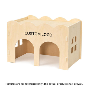 Bestseller Modernes Umweltfreundliches Poliertes Holz-Hamsterhaus für Kleintiere Innen- und Außenbereich - Product Image 4