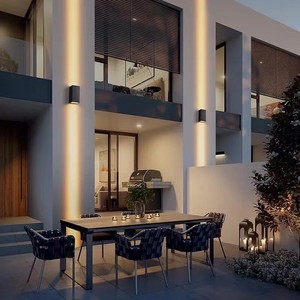 Lámpara de Pared LED Impermeable IP65, Lámpara Solar de Pared para Exteriores, Decoración de Jardín y Patio - Product Image 4