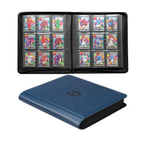 แฟ้มใส่การ์ดแบบแข็ง 9 ช่อง ปกซิป PU สำหรับใส่การ์ดขนาด 3x4 นิ้ว แบบสองด้าน เหมาะสำหรับการ์ด TCG การ์ดกีฬา ของขวัญ - Product Image 2