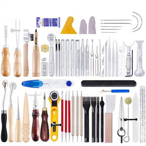 Оптовая продажа, набор для работы с кожей, искусственная кожа ручной работы, набор инструментов для работы с кожей - Product Image 1