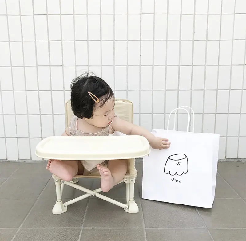 מותאם אישית לוגו תינוק קמפינג כיסא/קל משקל נייד תינוק בוסטרים/חיצוני כיסא חוף כיסא תינוק כיסא