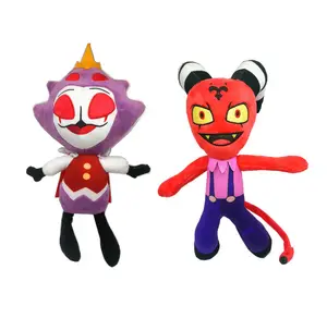 New Trend Horror Game Animated HELLUVA BOSS THE CIRCUS-ed Figure Evil Prince Belize Stuffed Plush Doll Halloween Gift