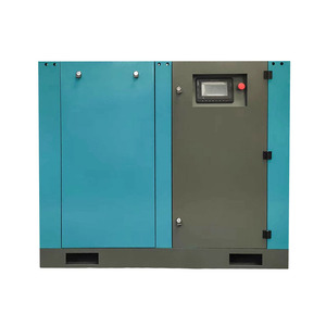 Compresseur d'<span class=keywords><strong>air</strong></span> industriel à moteur, vente chaude usine, alimentation CA 22KW 37KW 7.5KW, type à vis rotatif à connexion directe 55KW, ensembles complets avec sécheur d'<span class=keywords><strong>air</strong></span> - Product Image 1