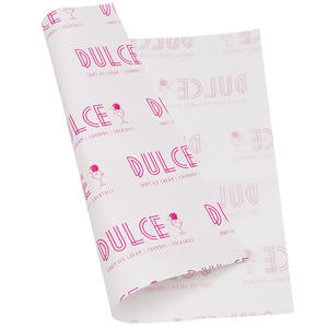 Papel para hornear a prueba de grasa impreso con logotipo personalizado para envolver regalos Embalaje de prendas Industrias alimentarias Técnica de impresión flexográfica - Product Image 5