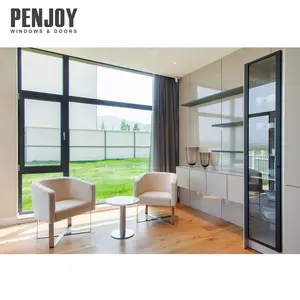 Penjoy C SA认证高品质工厂定制倾斜和转向窗三层玻璃窗