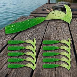 35mm 50mm 70mm Coiled Tail Soft PVC Swimbait 5 Colors Packaged Soft <b>Fishing</b> Lure for Sea Bass River & Lake OEM Acceptable - Product Image 3